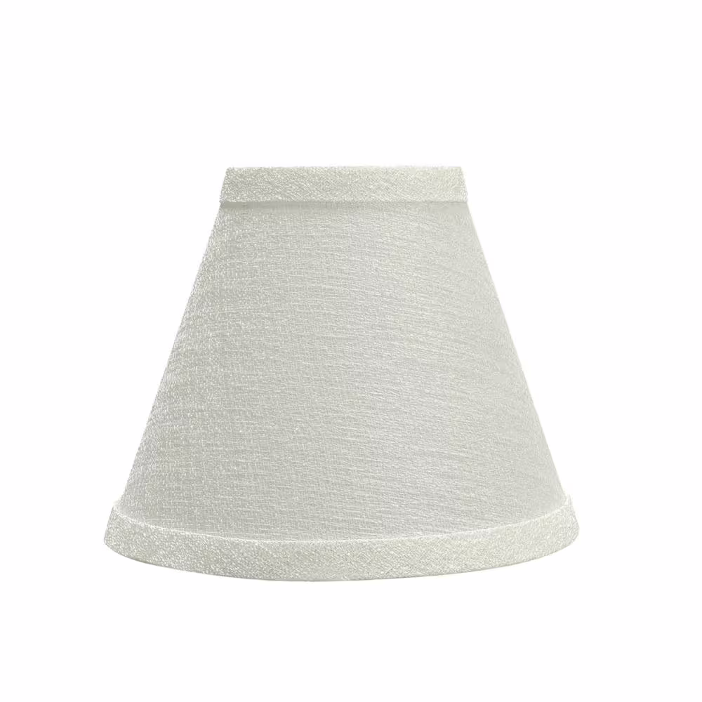 Aspen Creative Corporation 6 in. x 5 in. Pearl Linen Hardback Empire Lamp Shade (6-Pack)