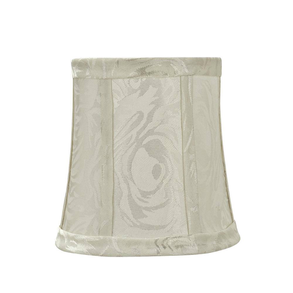 Aspen Creative Corporation 5 in. x 5 in. Off White Bell Lamp Shade (2-Pack)