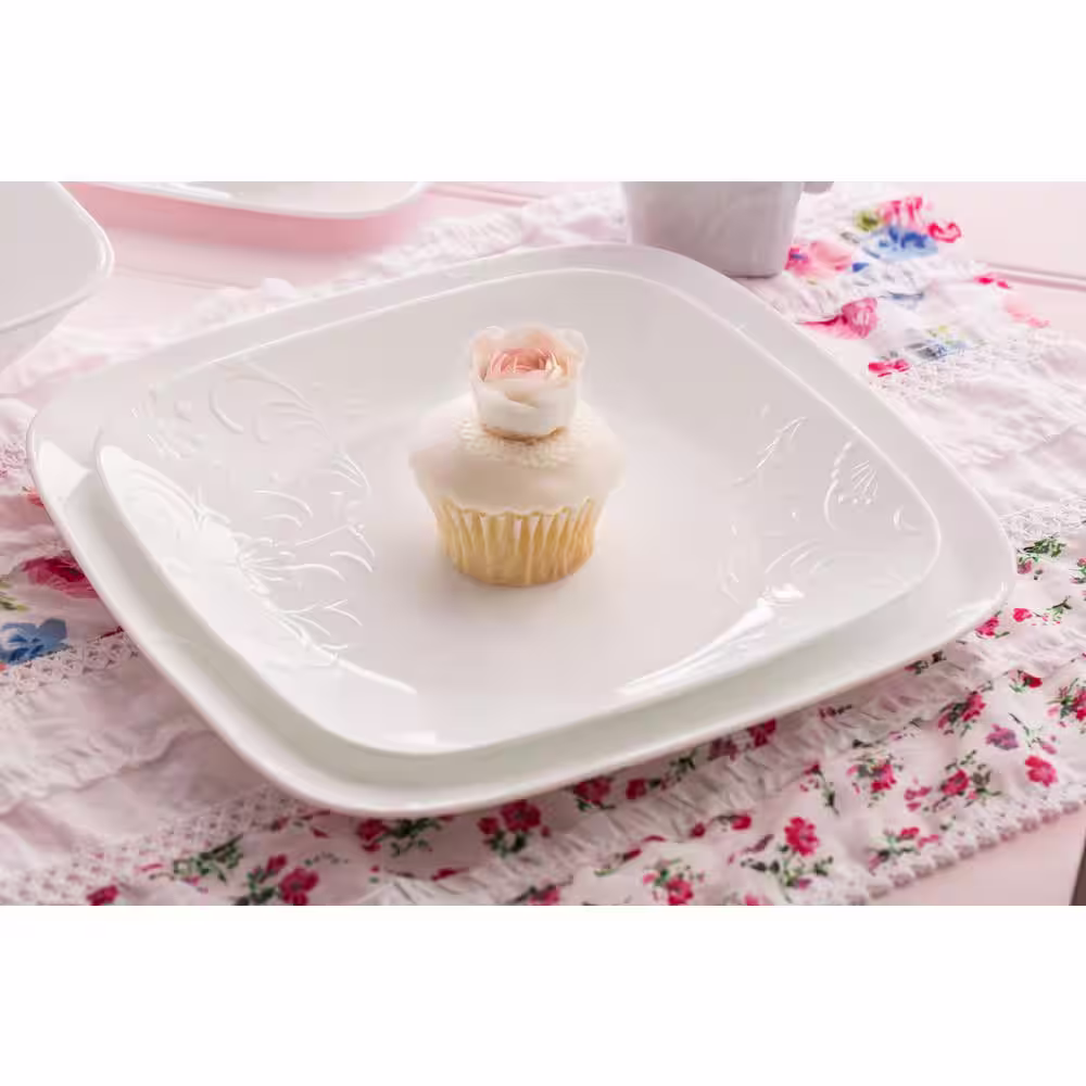 Corelle Boutique 16-Piece Traditional Cherish Porcelain Dinnerware Set (Service for 4)