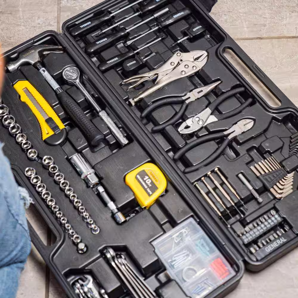 General Tools Home and Automotive Repair Tool Set (130-Piece)