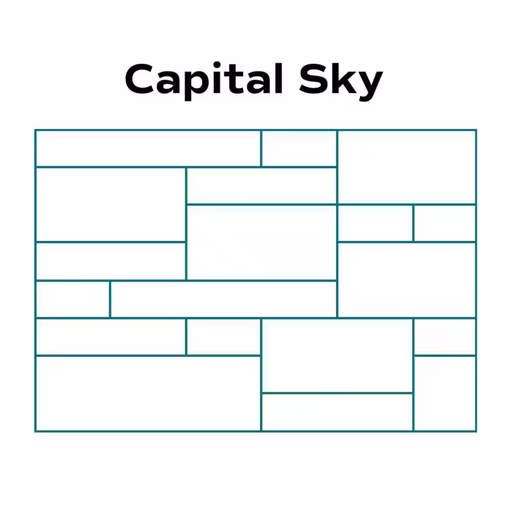 Evolve Stone Capital Sky Morning Aspen Fire Rated Flat Stone Veneer (14.25 sq. ft. per Box)
