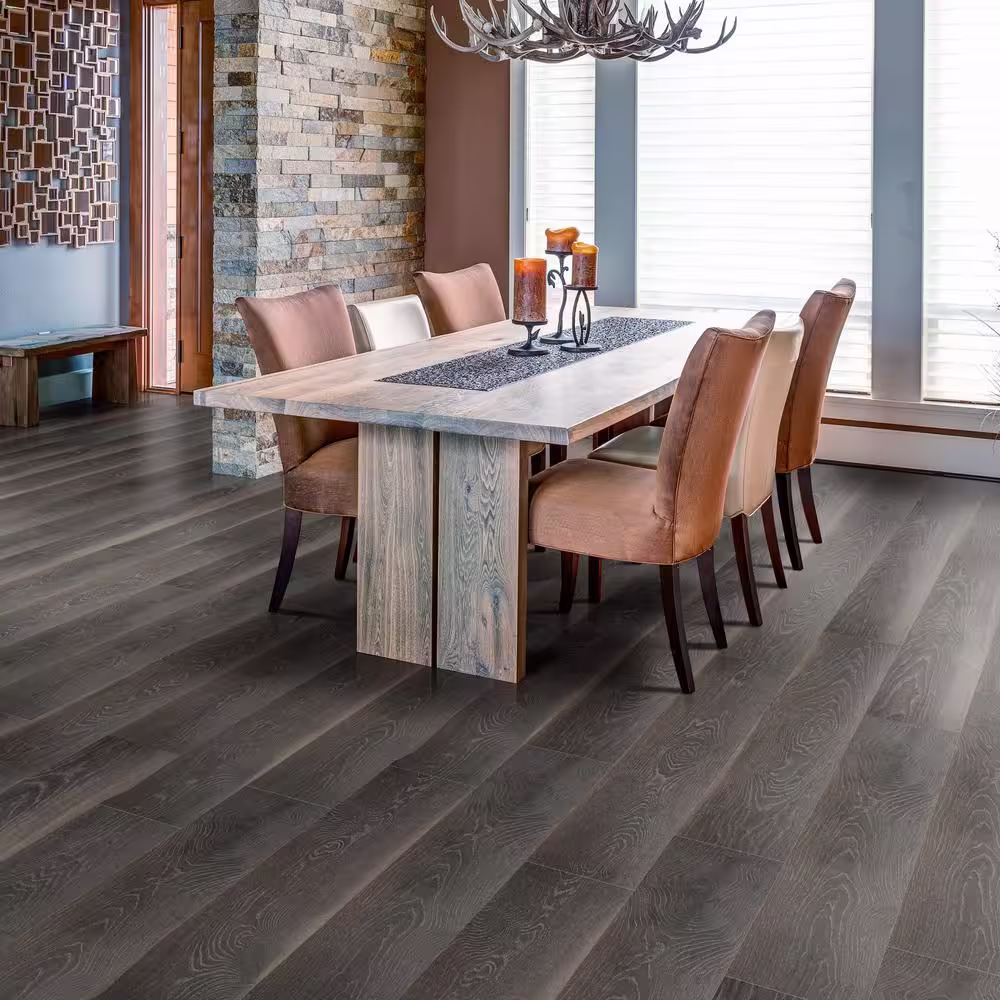 Home Decorators Collection Dusk Oak 12 mm T x 7.6 in. W Laminate Wood Flooring (20.3 sqft/case)