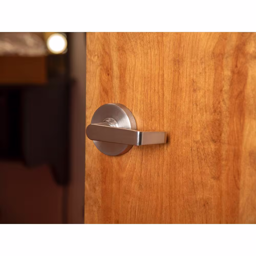 Taco LSV Saturn Standard Duty Brushed Chrome Grade 2 Commercial Cylindrical Passage Hall/Closet Door Handle