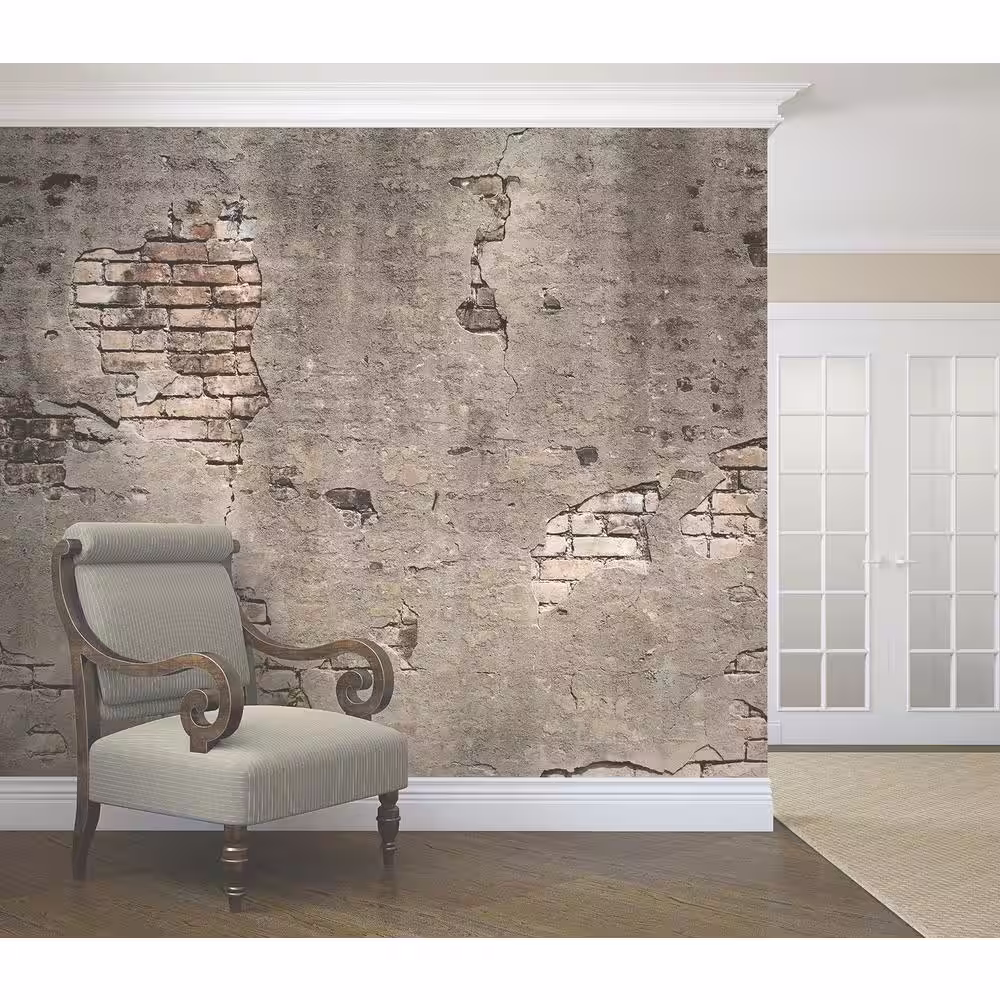 Wall Rogues Broken Concrete Wall Mural