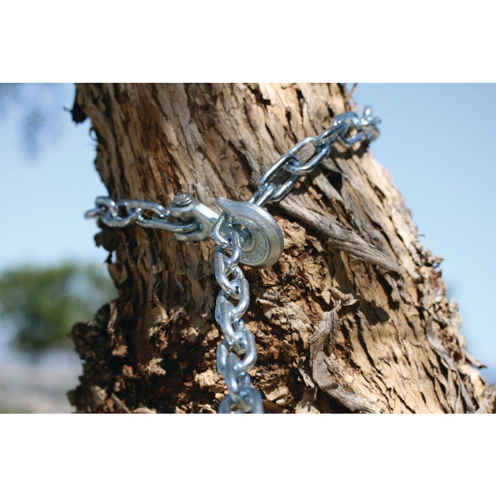Everbilt 1/4 in. x 1 ft. Grade 30 Zinc Plated Steel Proof Coil Chain