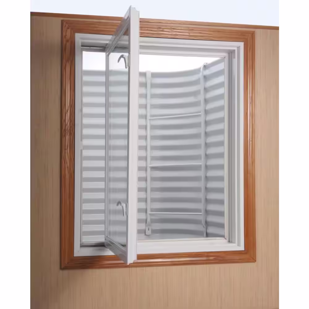 SHAPE PRODUCTS 60 in. W x 36 in. D x 60 in. H White Steel Egress Window Well