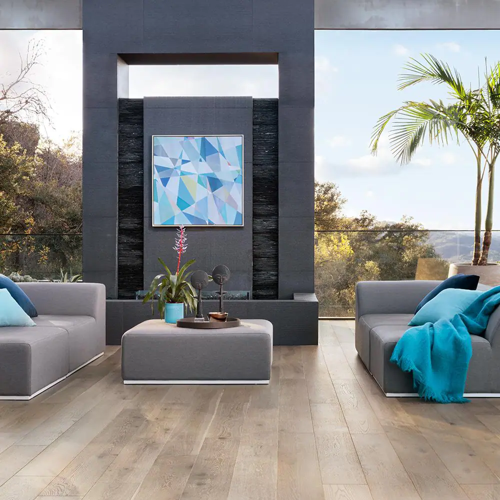 Malibu Wide Plank La Playa French Oak 3/8 in. T x 6.5 in. W Water Resistant Wirebrushed Engineered Hardwood Flooring (23.6 sq. ft./case)