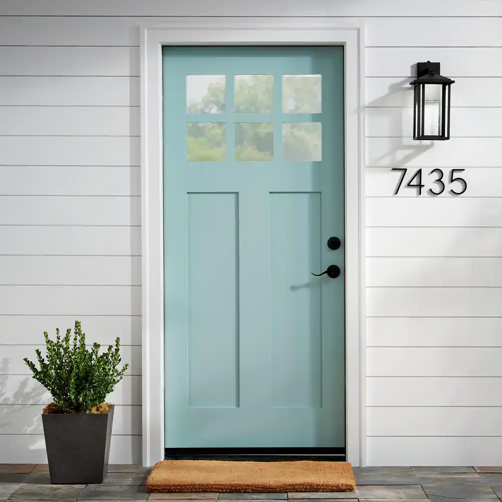 Everbilt 5 in. Black Floating or Flush House Number 2