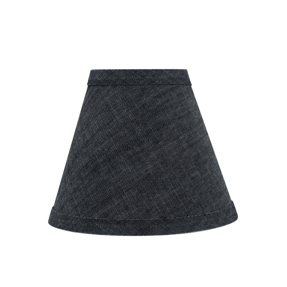 Aspen Creative Corporation 6 in. x 5 in. Grey-Blue Hardback Empire Lamp Shade (2-Pack)