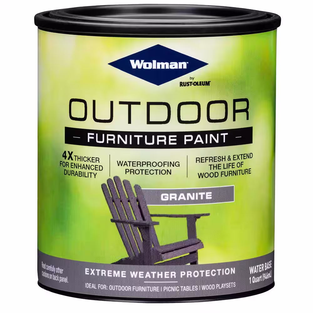 Wolman 1 qt. Granite Outdoor Furniture Exterior Paint (2 Pack)