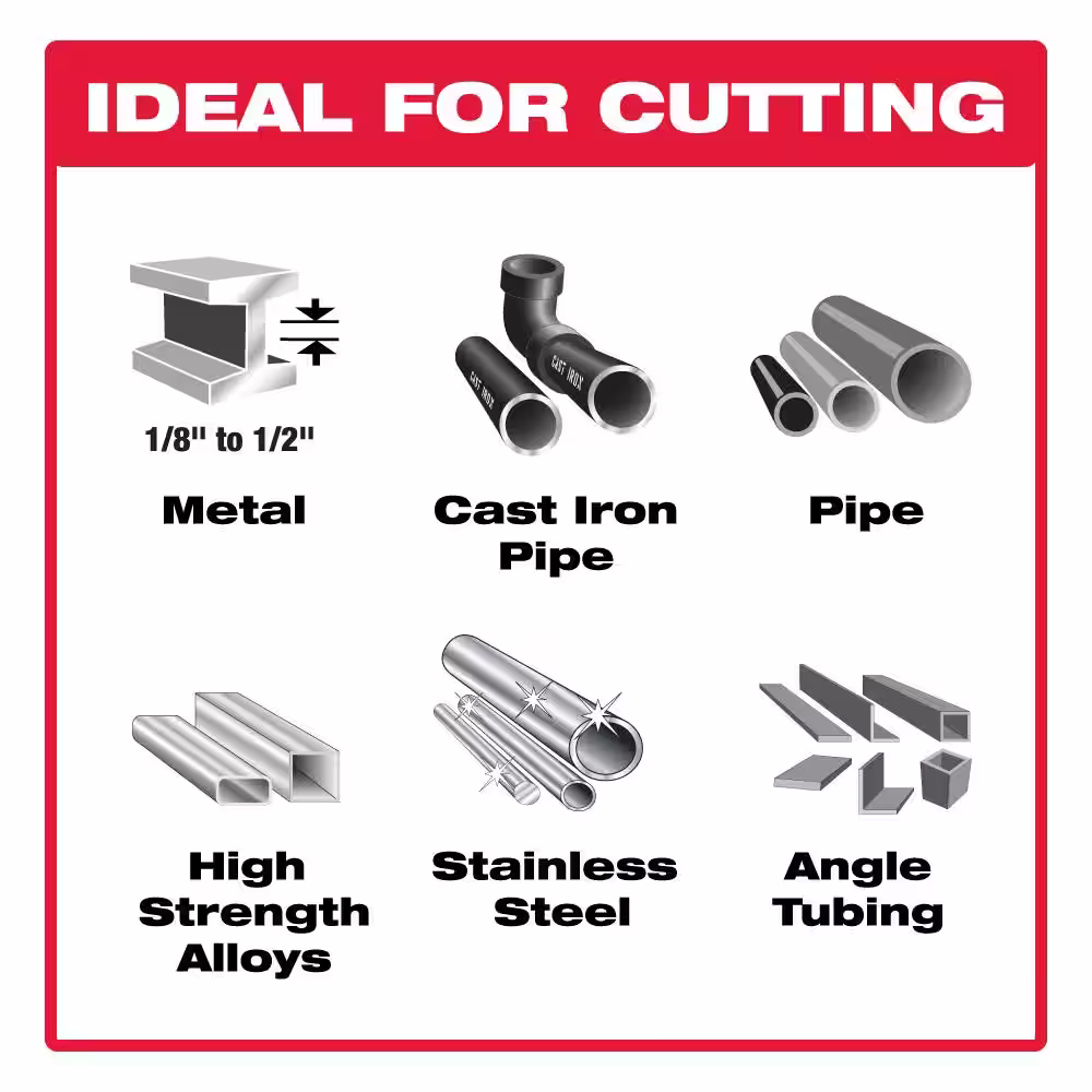 DIABLO 6 in. 8 TPI Steel Demon Carbide Reciprocating Saw Blades for Thick Metal Cutting (10-Pack)