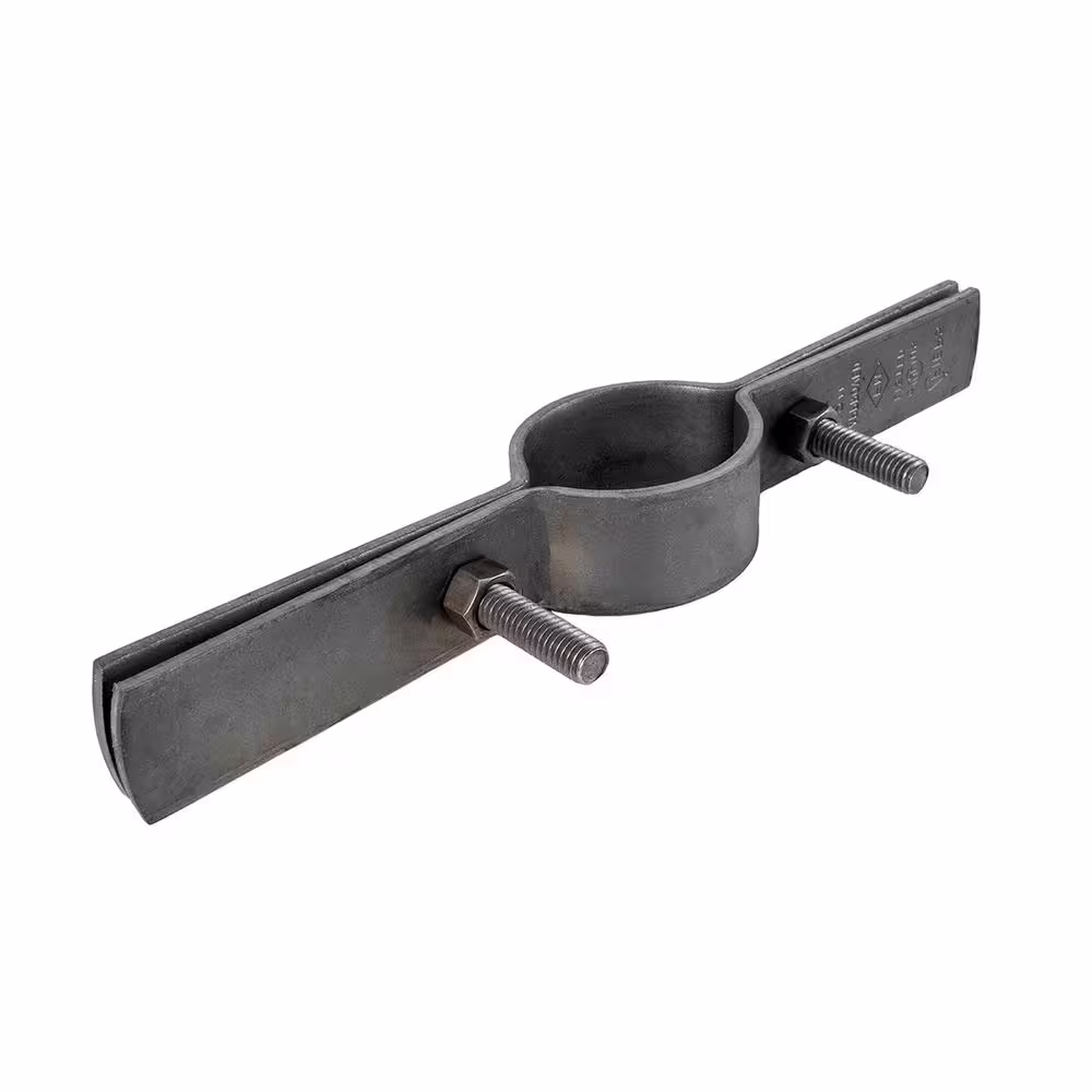 The Plumber's Choice 6 in. Riser Clamp in Uncoated Steel