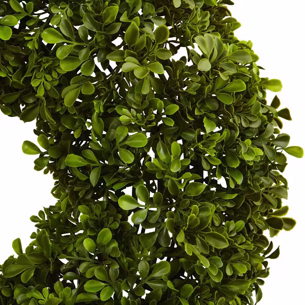 Nearly Natural 22 in. Artificial Boxwood Wreath