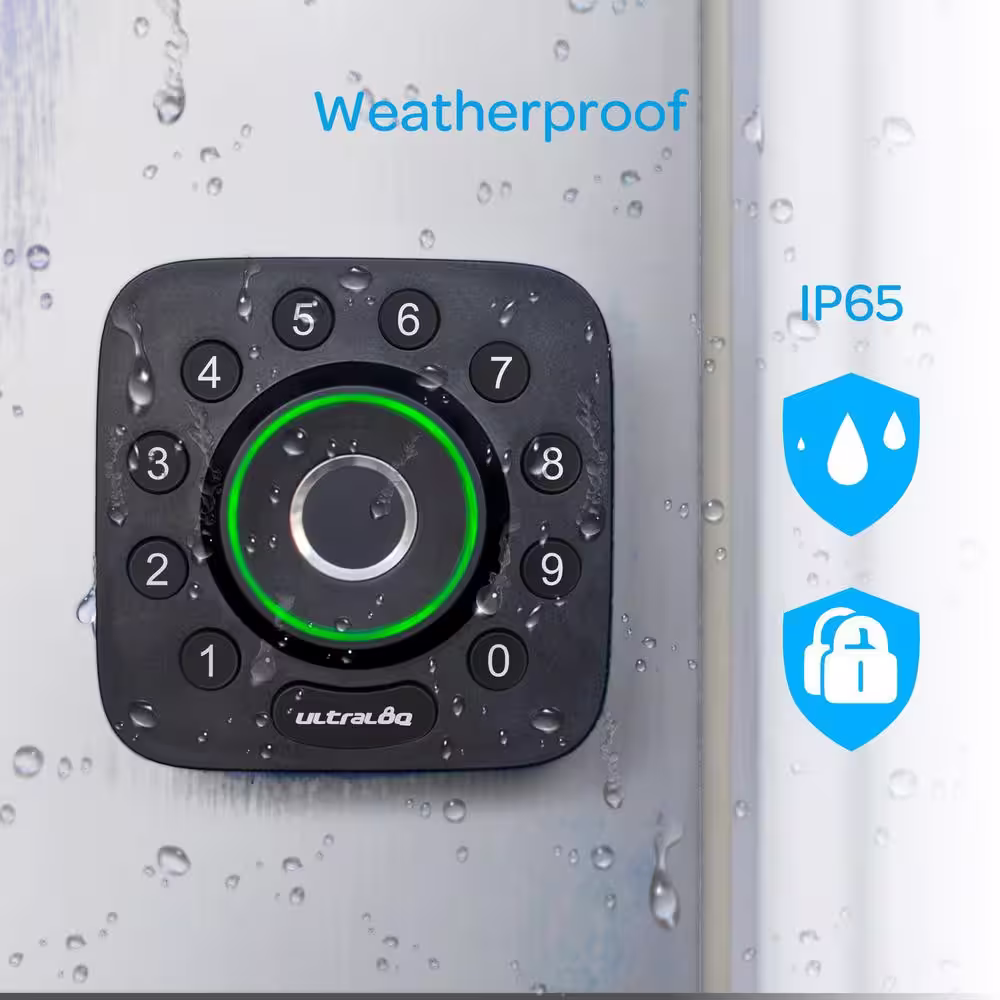 Ultraloq U-Bolt Pro Wi-Fi Deadbolt Smart Lock with Passage Handle