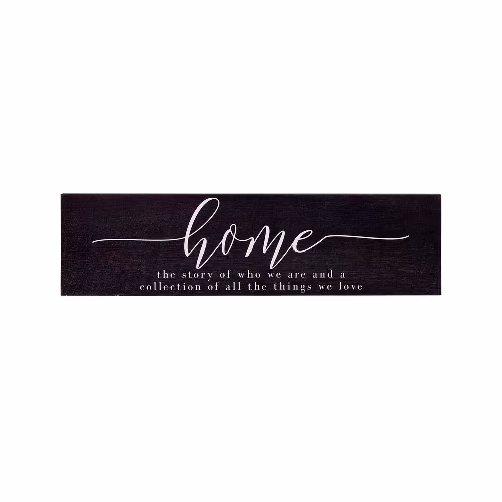 Stratton Home Decor Modern Farmhouse Home Quote Wooden Decorative Sign Wall Art