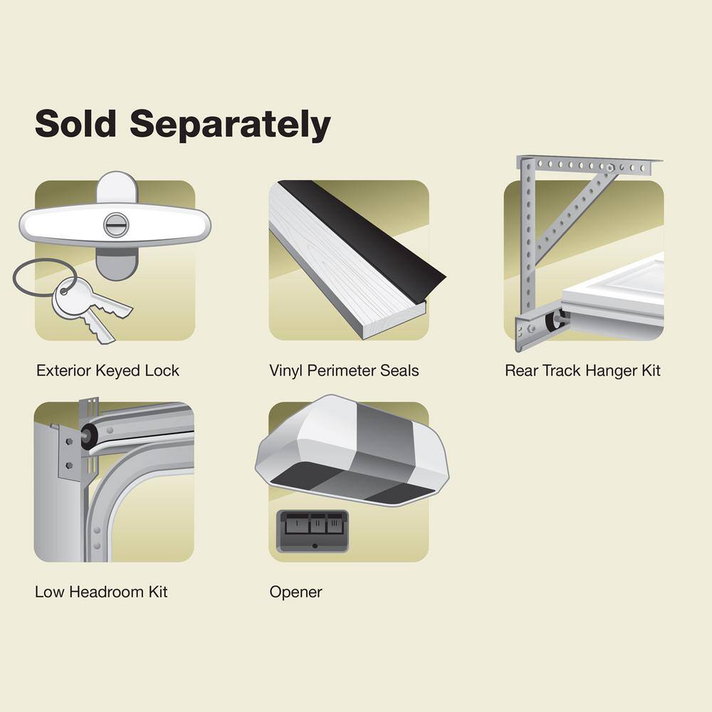 Clopay Gallery Steel 9 ft. x 7 ft. 18.4 R-Value Insulated Solid Walnut Finish Garage Door