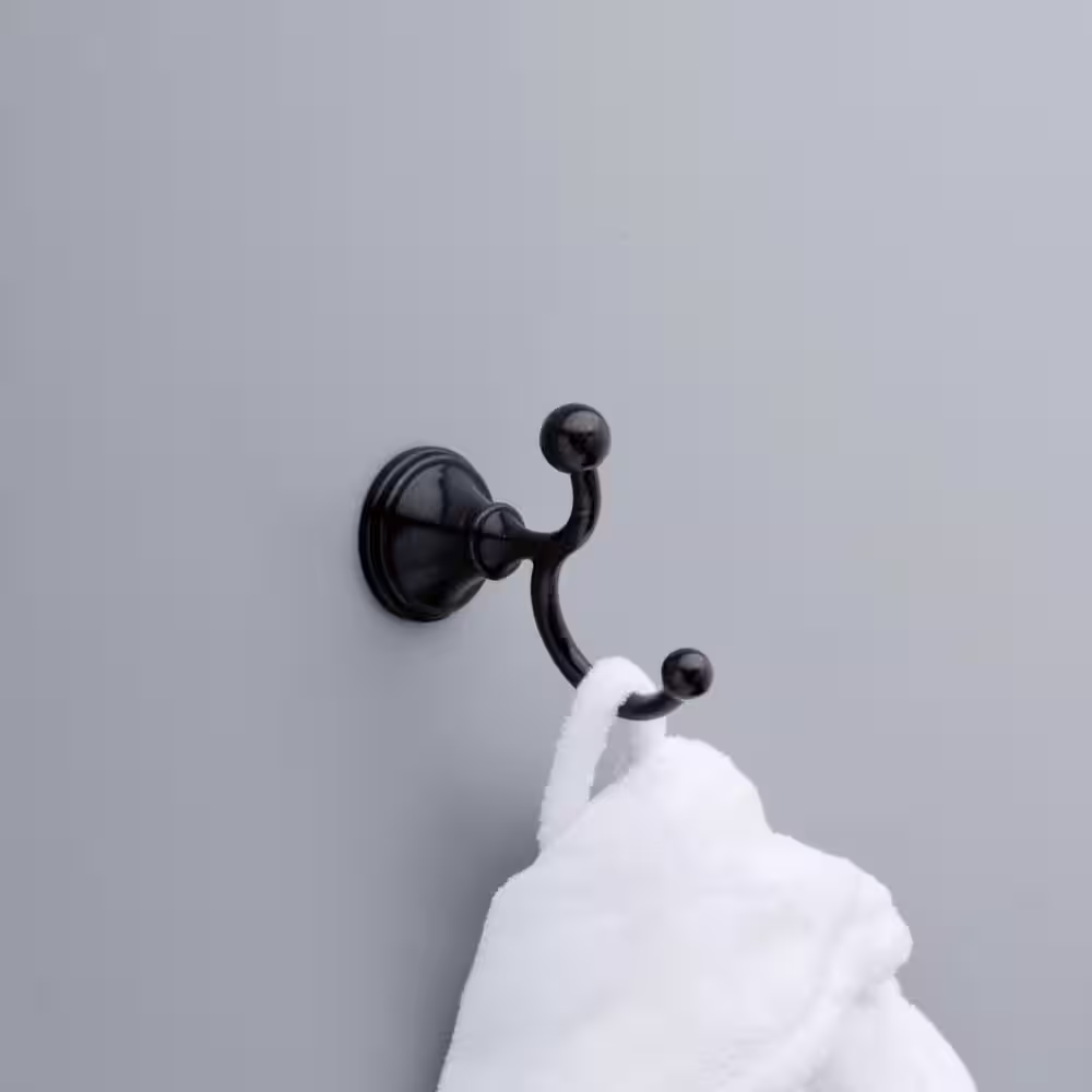 Delta Crestfield 3-Piece Bath Hardware Set with 3 Towel Hooks in Venetian Bronze