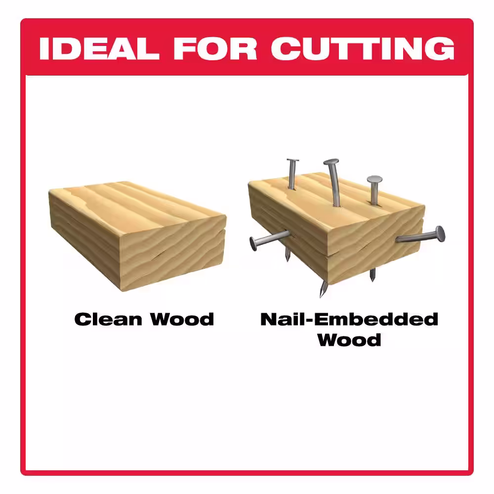 DIABLO 12 in. 5/7 TPI Demo Demon Carbide Reciprocating Saw Blade for Nail-Embedded Wood Cutting