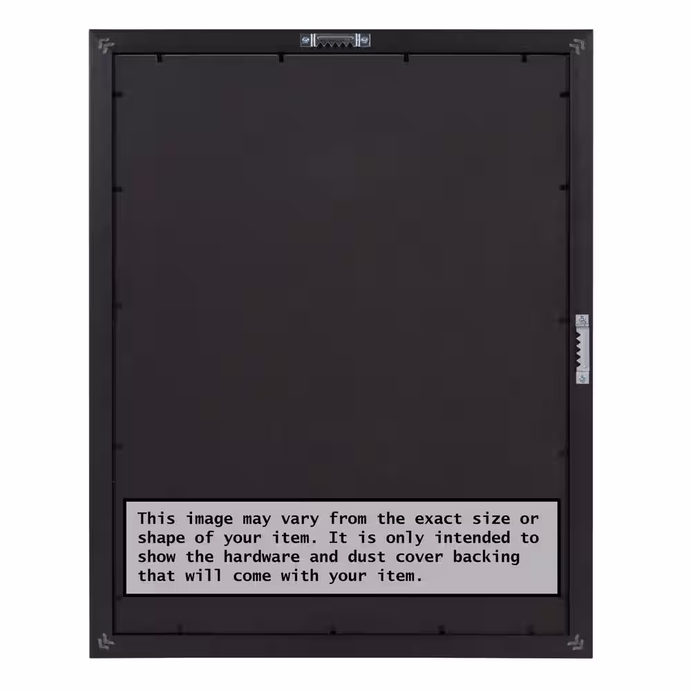 Amanti Art Lucie White Wood Picture Frame Opening Size 24 x 36 in.